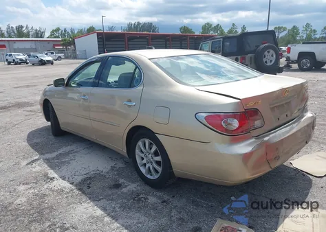 2002 Lexus Es 300 из США, поврежденный, VIN JTHBF30G620053843
